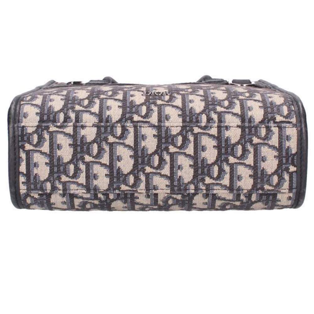 Dior NORTH SOUTH Oblique Shoulder Bag Navy Blue - Picture 4 of 5